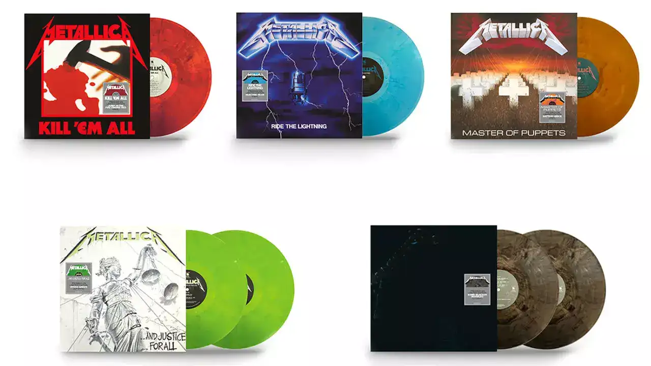 Metallica Vinyl Album Färg